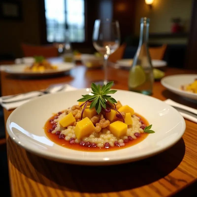 Ceviche de Mango y Pepino con Crujiente de Maíz Morado: Receta Colombiana Fresca y Nutritiva