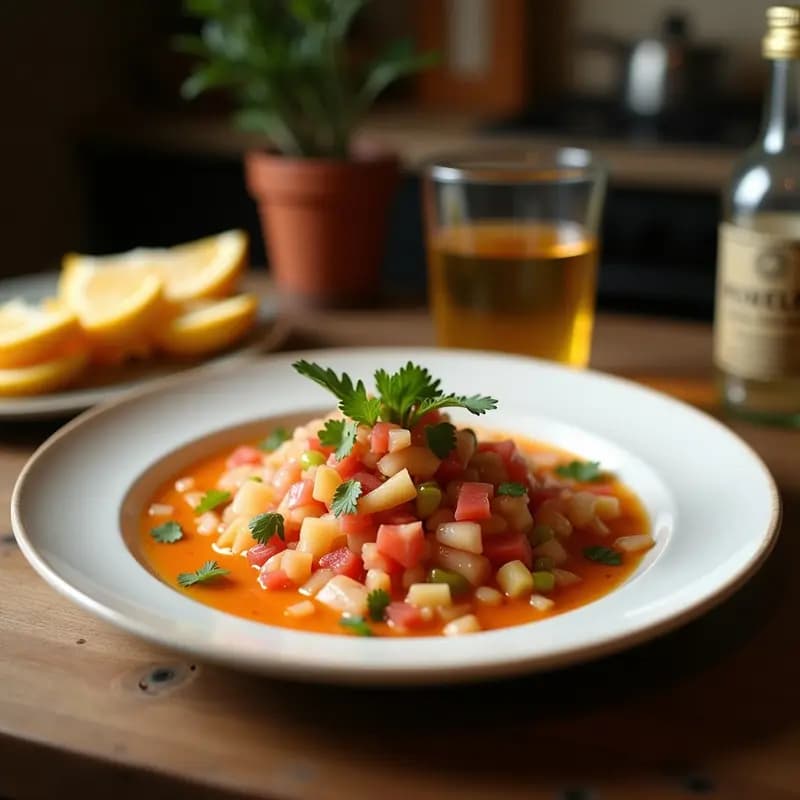 Ceviche Peruano Express: Receta Auténtica en 15 Minutos con Toque Citrus