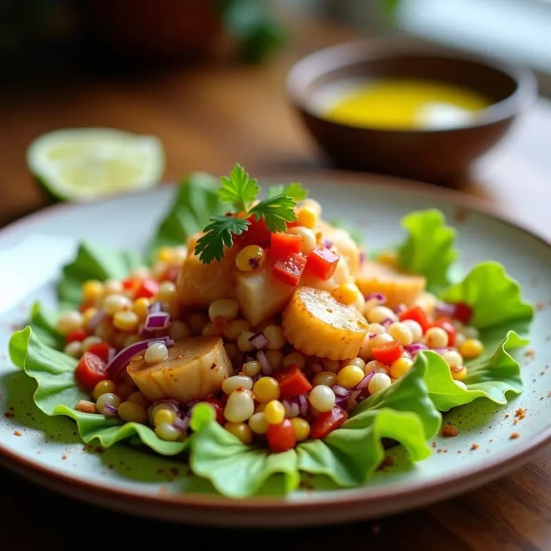 Ceviche de Pulpo con Lulo y Aceite de Ají: Receta Colombiana con Toque Ácido en 20 Minutos