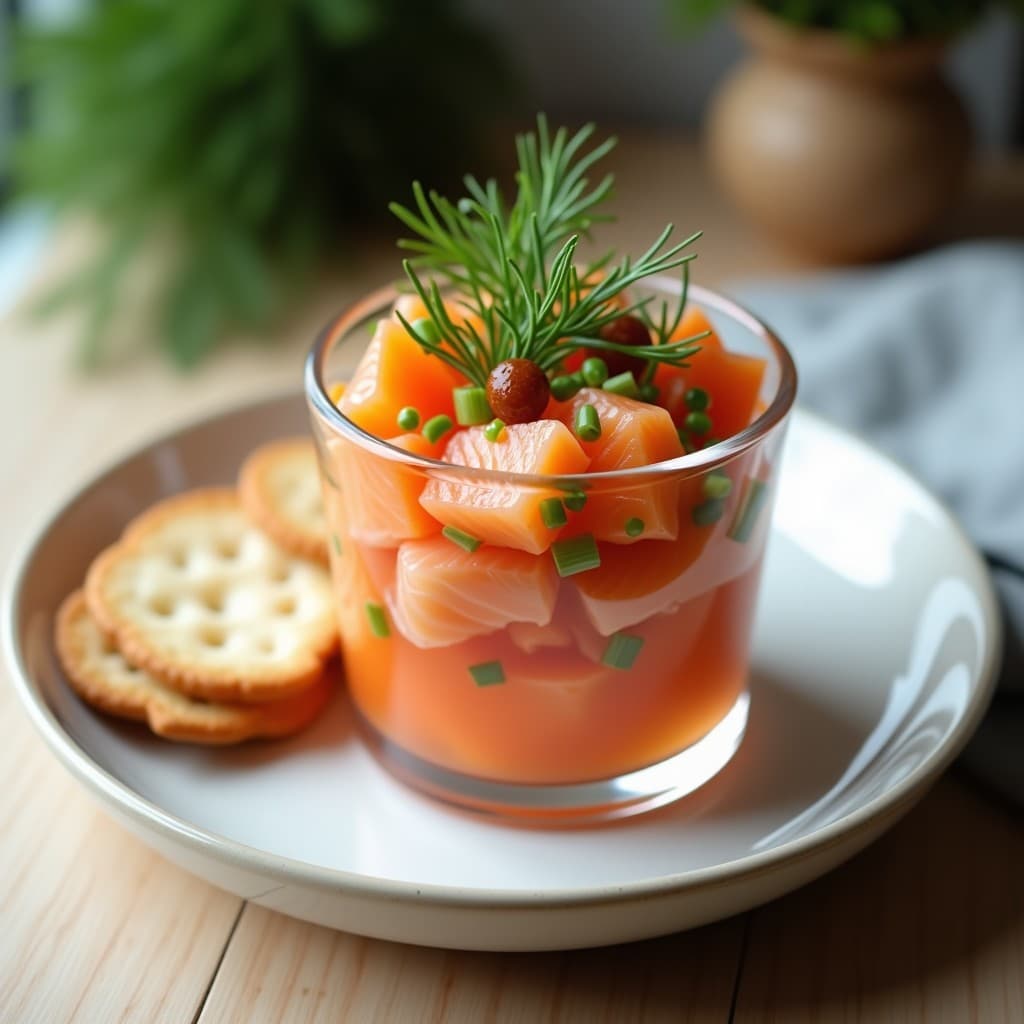 Ceviche de Salmón Ahumado con Puerro y Eneldo: Receta escandinava Fresca y Sin Cocción