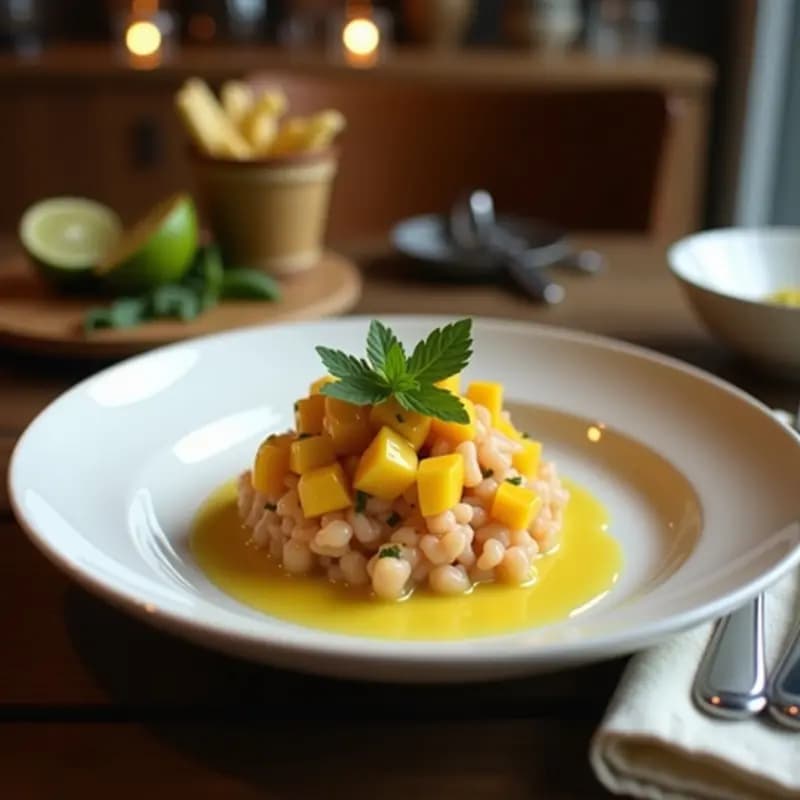 Ceviche de Salmón con Mango y Aguacate: Receta Mexicana-Peruana Fresca y Cítrica
