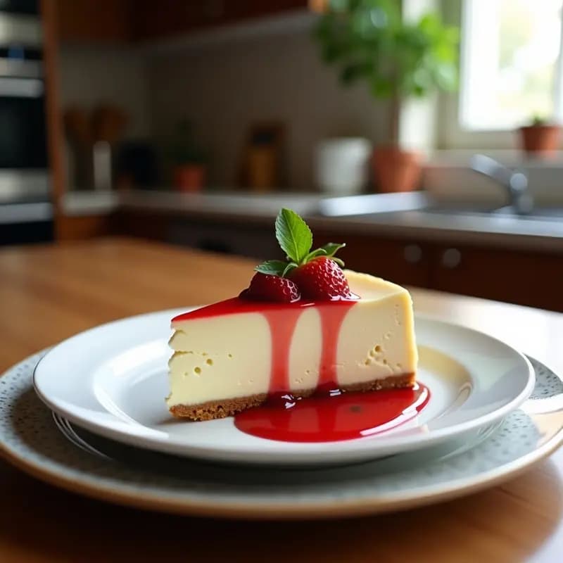 Cheesecake Japonés de Fresa: Postre Esponjoso y Ligero en 5 Ingredientes