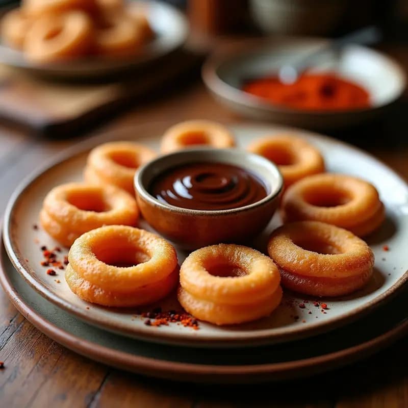 Churros de Chía con Salsa de Chocolate y Chili: Postre Mexicano Saludable