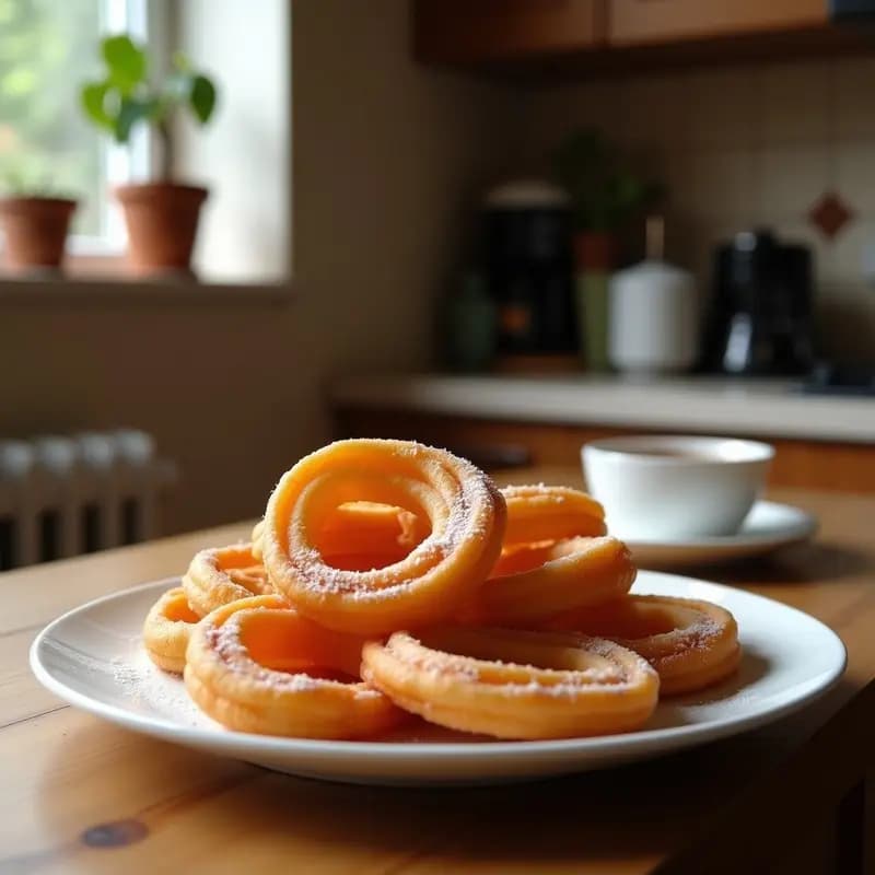 Churros de Chía y Plátano: Postre Mexicano Sin Harina y Sin Freír