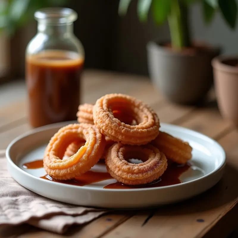 Churros de Chocolate con Salsa de Dulce de Leche Vegano: Receta Mexicana para Chocolovers