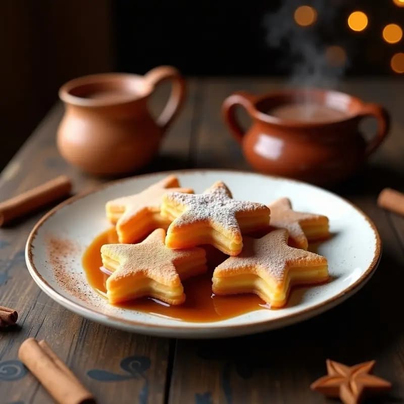 Churros Tres Leches con Chocolate Caliente: Postre Mexicano Decadente y Sin Horno