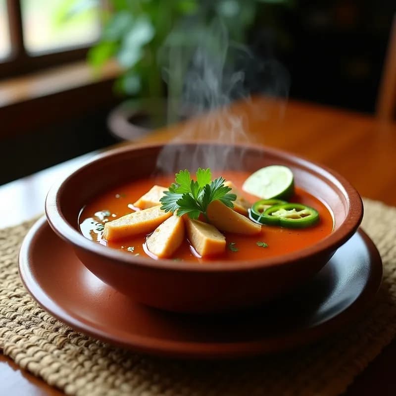 Consomé Jarocho de Pescado Tiburón: Receta Auténtica y Reconfortante en 40 Minutos