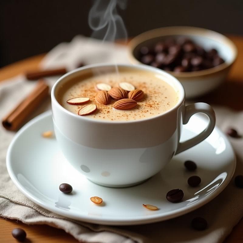 Crema de Almendras y Café: Bebida Keto Caliente Sin Lactosa y Energizante