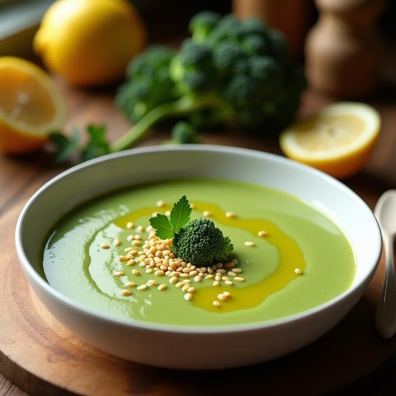 Crema de Brócoli y Espinacas con Leche de Anacardos: Receta Sin Lácteos y Antiinflamatoria