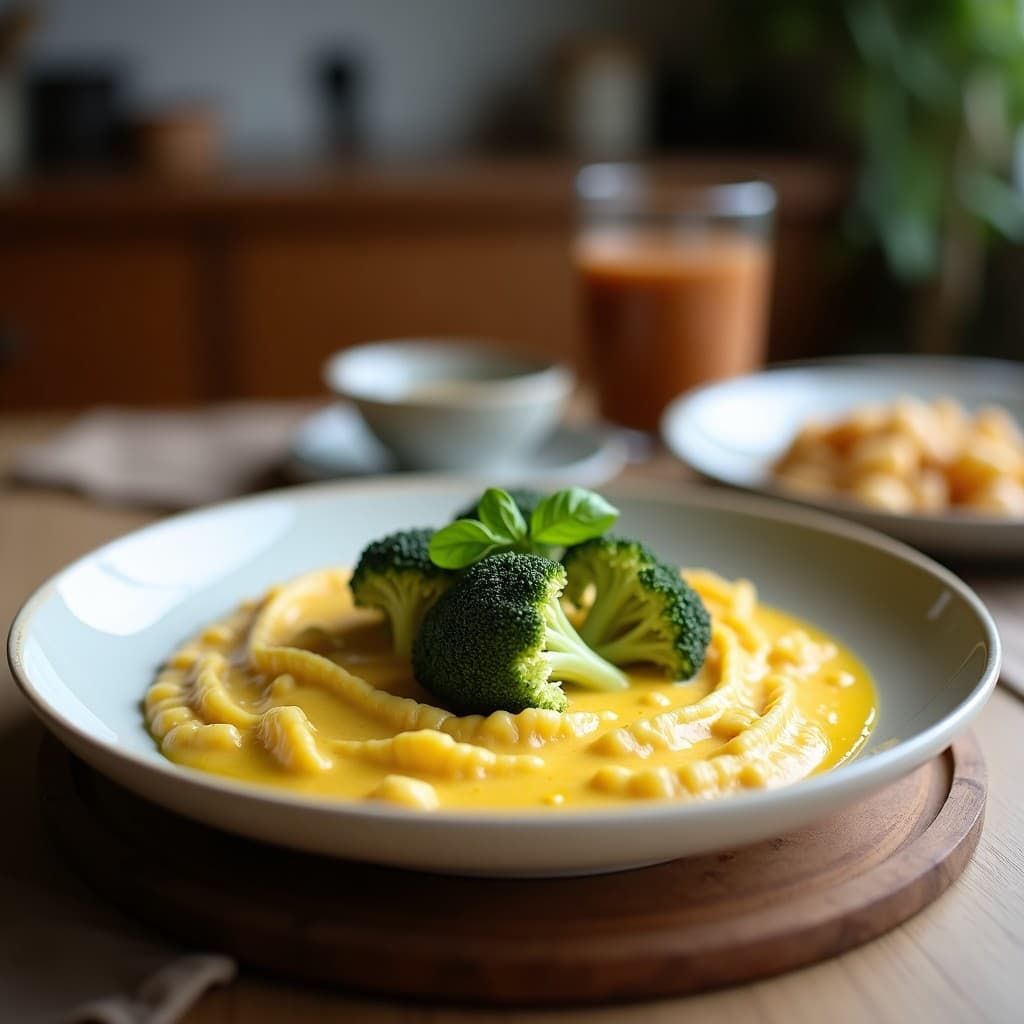 Crema de Brócoli y Patata con Toque de éveche: Receta Francesa Detox en Thermomix