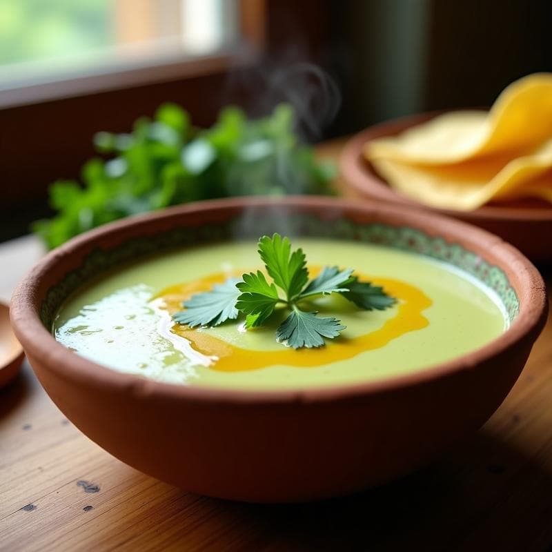 Crema de Calabacate con Chipotle Ahumado: Receta Mexicana Rápida y Sin Lácteos