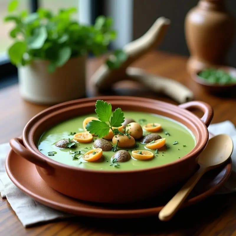 Crema de Espinacas con Almejas Oceánicas: Receta Fácil y Alta en Hierro en 25 Minutos