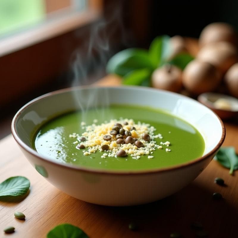 Crema de Espinacas y Setas en Olla Express: Receta Rápida y Nutritiva en 20 Minutos