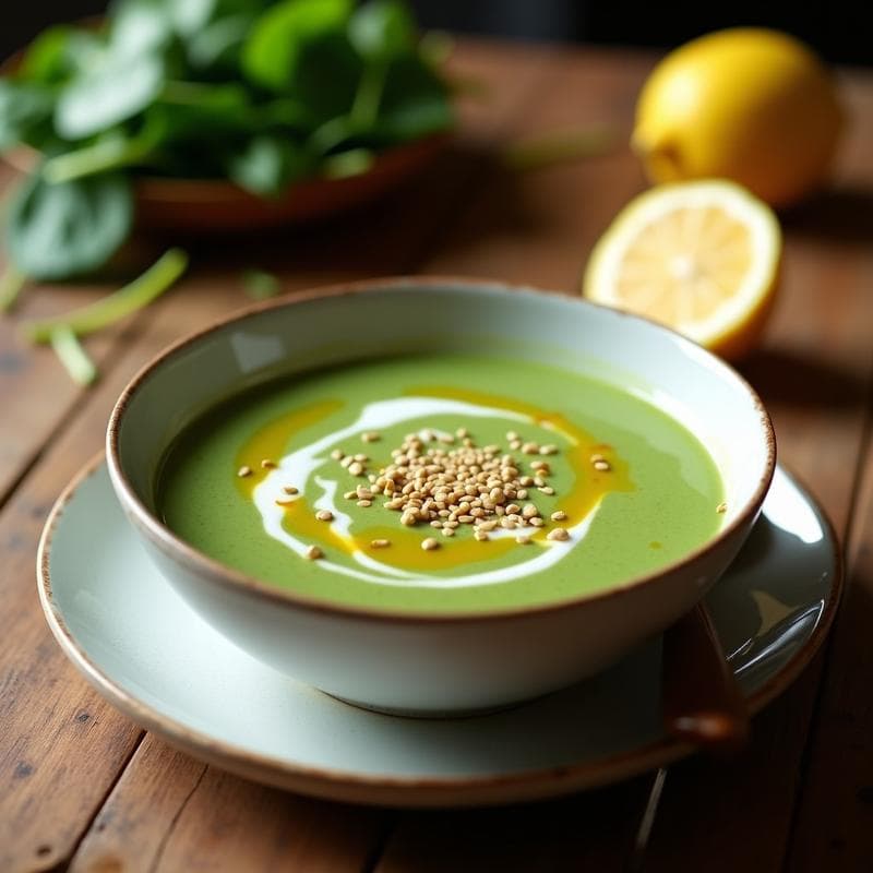 Crema de Espinacas y Tofu Sedoso: Receta en Olla Lenta con Toque Cremoso