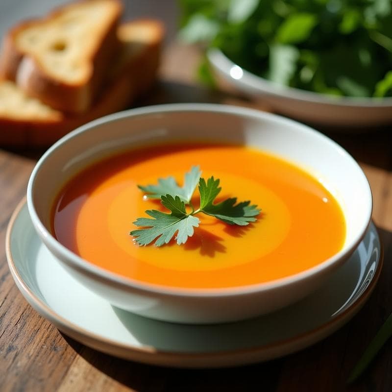 Crema Fría de Zanahoria y Jengibre: Receta en Airfryer Sin Aceite y Alta en Vitamina A