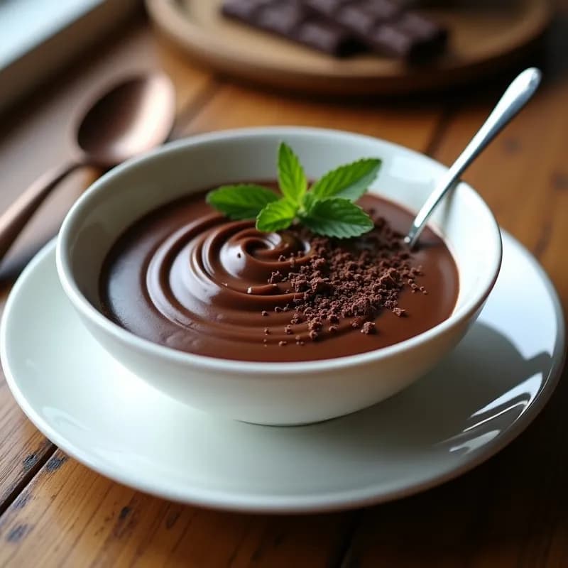 Crema Pastelera Vegana de Chocolate y Avena: Receta Sin Huevos y en 15 Minutos