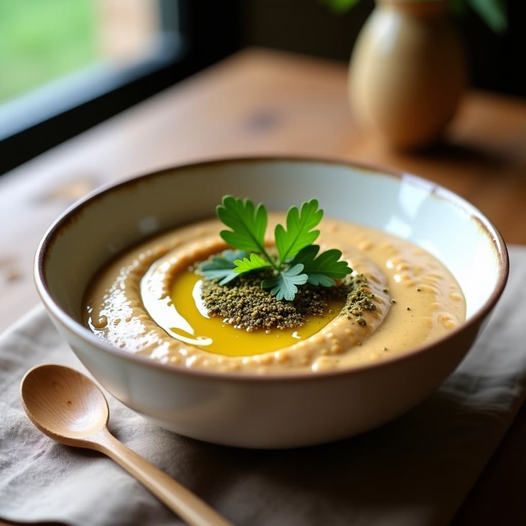 Crema de Pasto Ahumado con Zaatar: Receta en Airfryer y Sin Lactosa en 15 Minutos