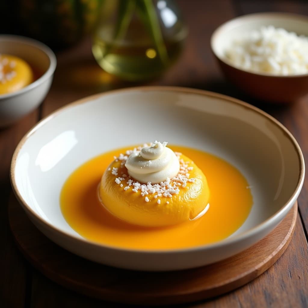 Crema de Zapallo y Jengibre con Virutas de Coco: Receta Peruana Vegana en Thermomix