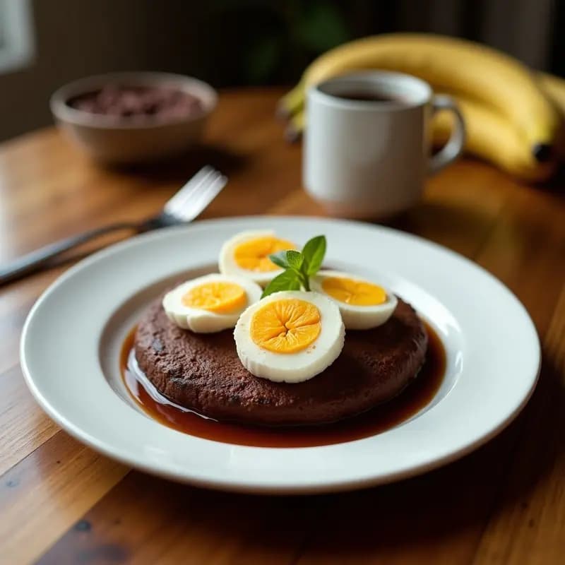 Crepes Suzuki de Plátano y Chocolate Negro: Postre Japonés Sin Harina en Sartén