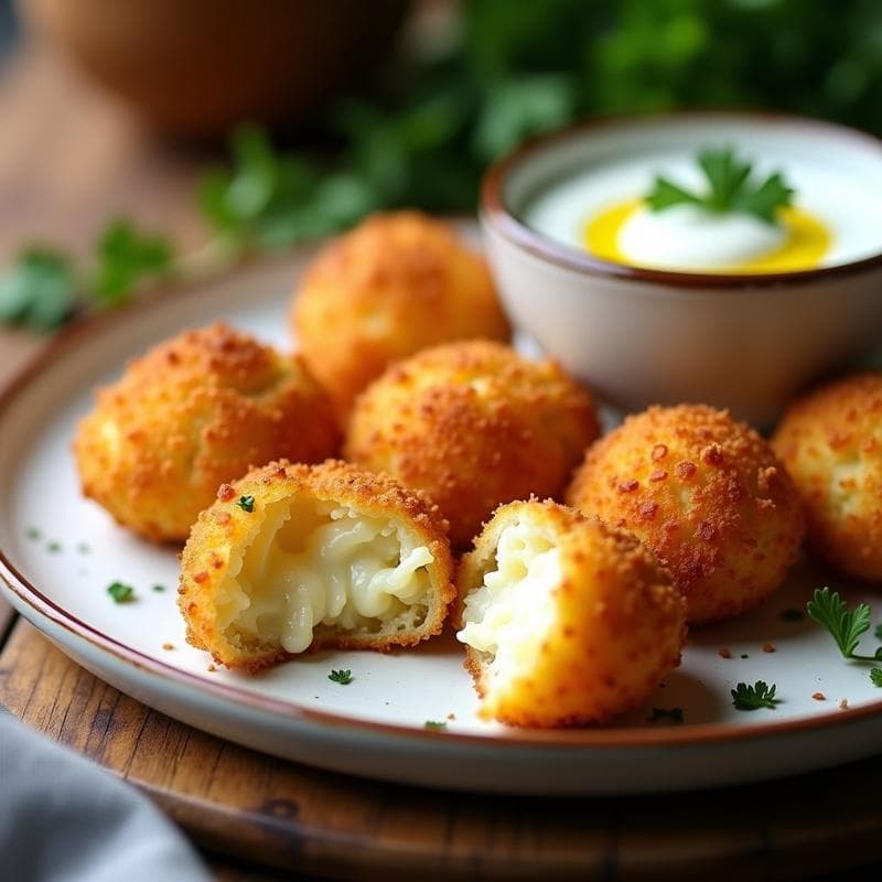 Croquetas de Coliflor y Queso Gouda con Pan de Panko: Receta en Airfryer Sin Lactosa