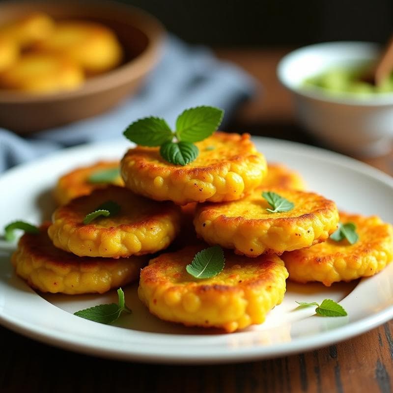Croquetas de Dal de Lentejas Amarillas y Cúrcuma: Receta Vegana en Airfryer y Sin Harina