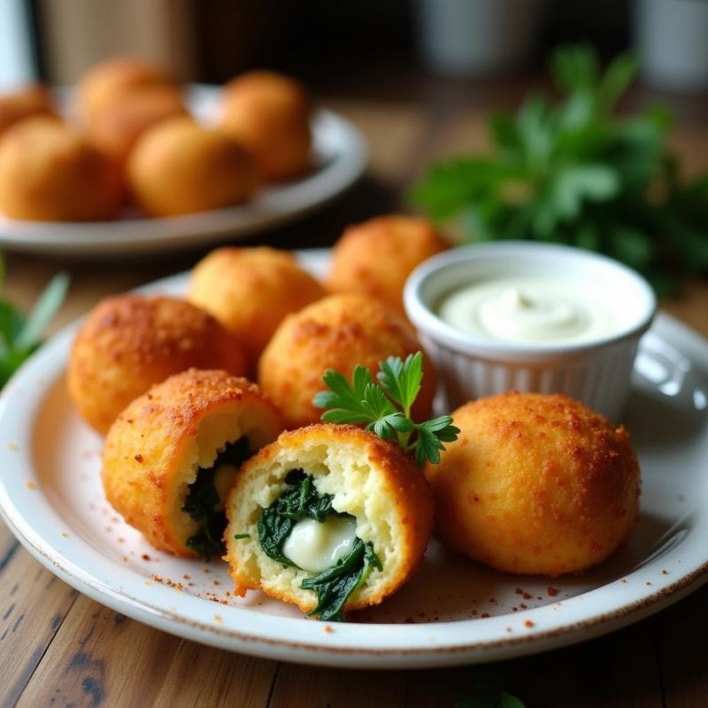 Croquetas de Espinacas y Queso Manchego: Receta en Airfryer Sin Harina de Trigo