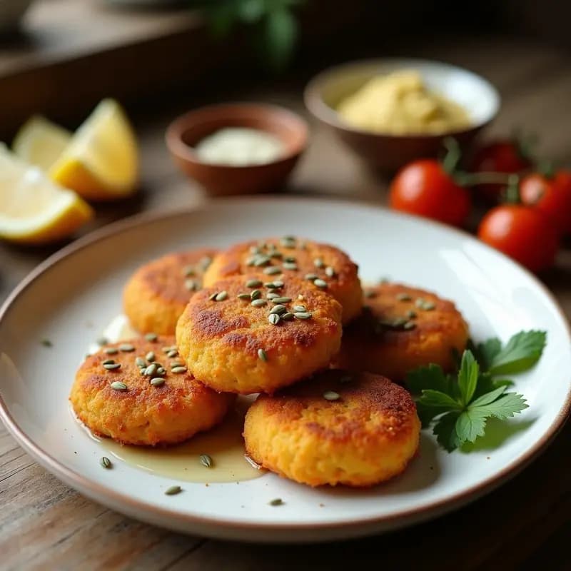 Croquetas de Hummus Congelado Empanizado con Semillas: Aperitivo Crispy Sin Freír en Airfryer