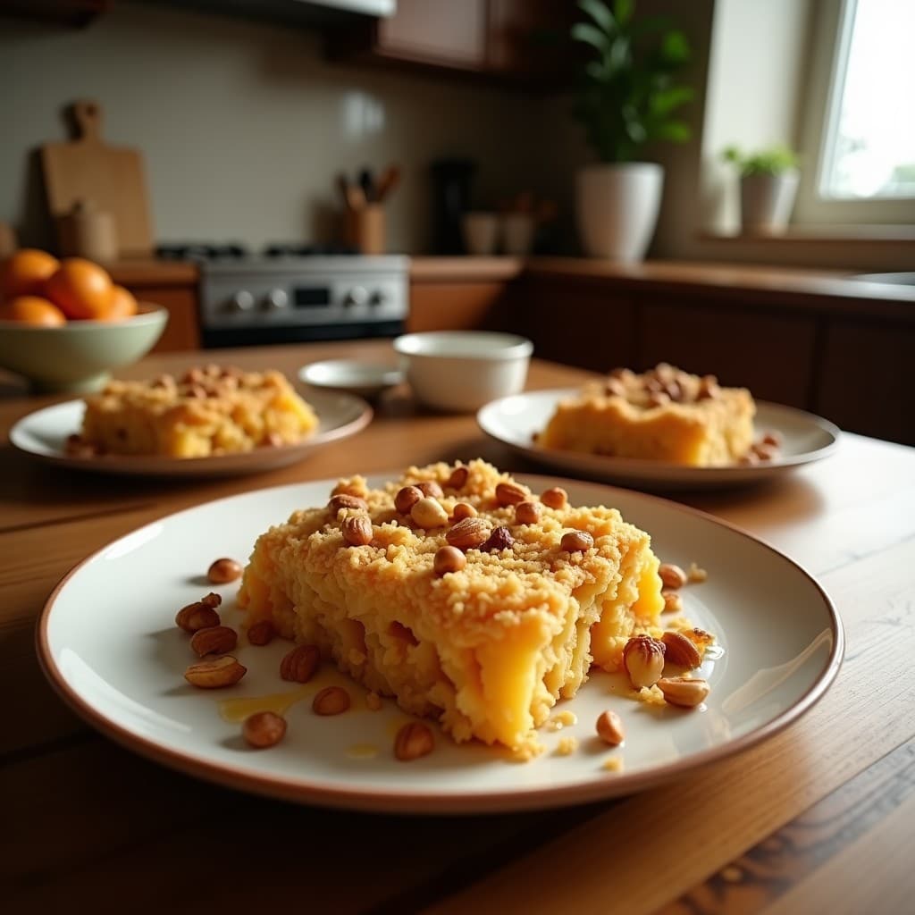 Crumble de Manzana y Nueces con Edulcorante Eritritol: Postre Francés Keto