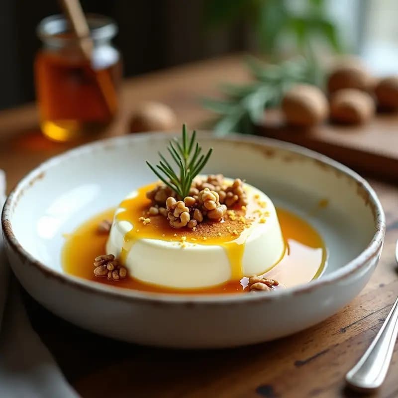 Cuajada con Miel y Nueces: Postre Vasco Fresco y Natural Sin Horno