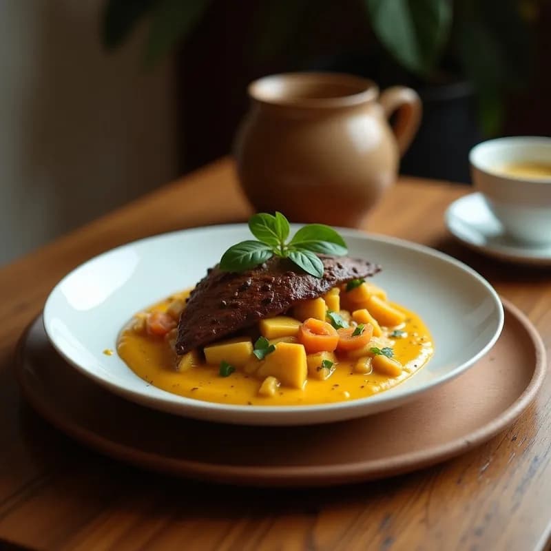 Curry de Café y Cacao Vegano: Receta Gourmet Antiinflamatoria en 30 Minutos