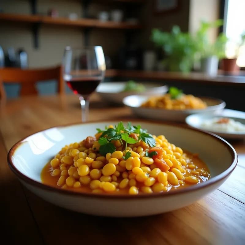 Curry de Lentejas Rojas y Coco: Receta Rápida y Alta en Proteína en 20 Minutos