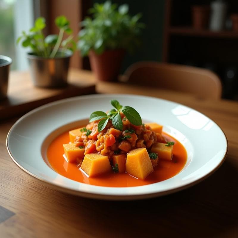 Curry Rojo Tailandés: Receta Express con Café para Potenciar el Umami en 25 Minutos