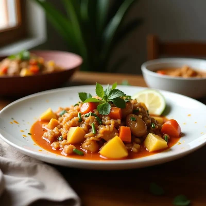 Curry Thai de Verniegas con Cúrcuma: Receta Antinflamatoria en 25 Minutos