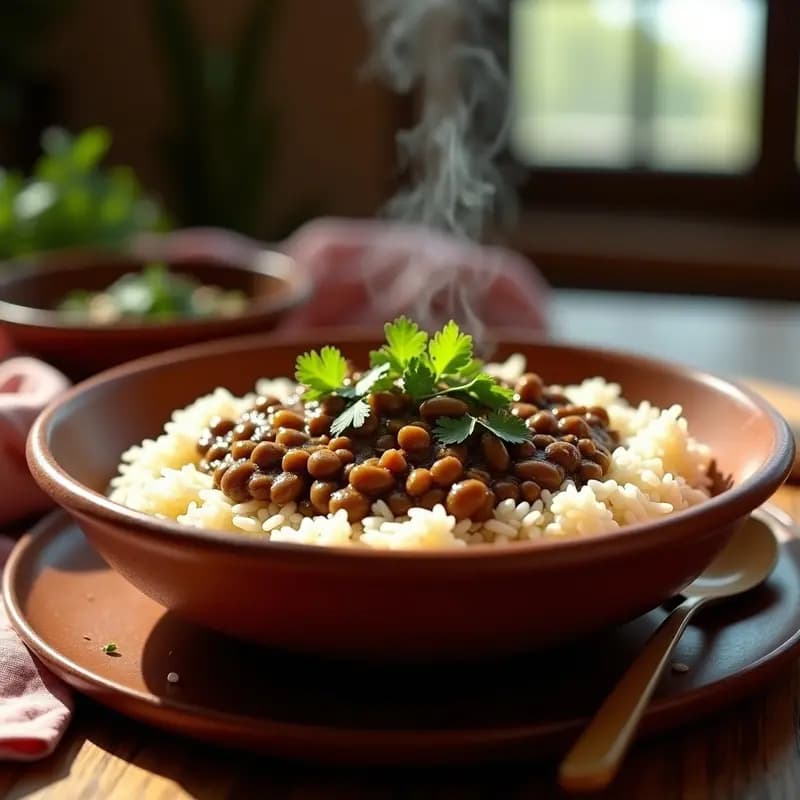Dal Makhani con Arroz Basmati: Receta India Vegetariana y Reconfortante