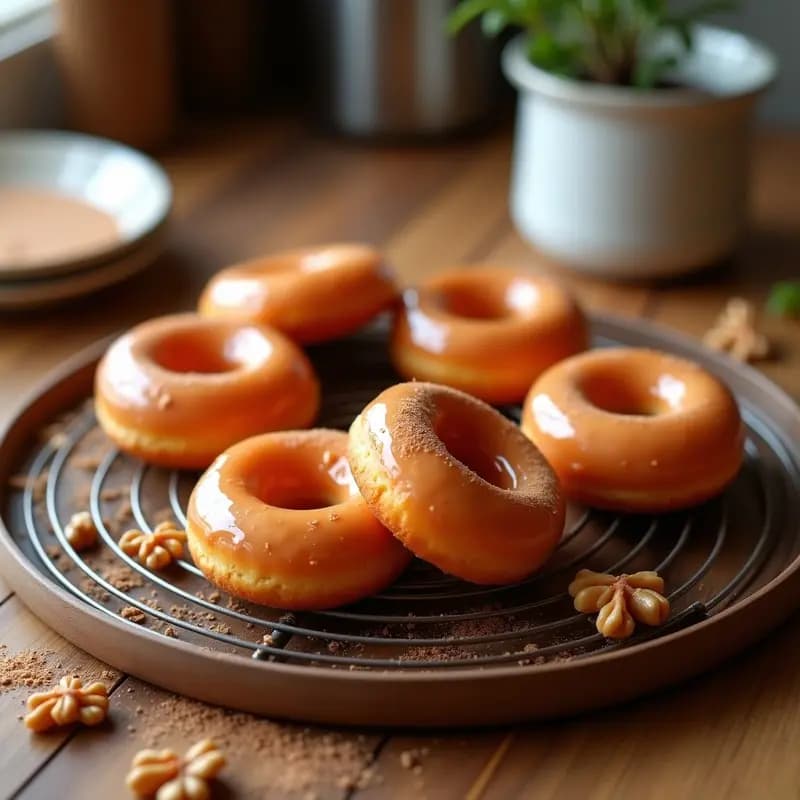 Donuts de Boniato y Canela: Receta Americana en Airfryer y Sin Azúcar Añadido