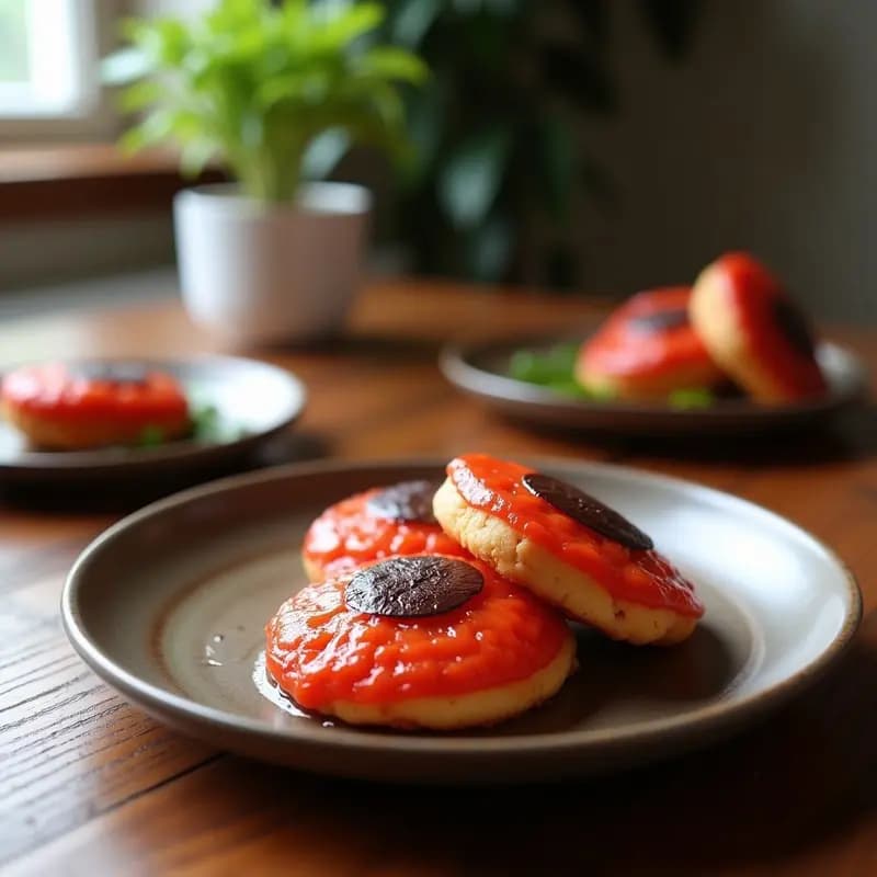 Dorayaki Japonés de Frijol Rojo y Chocolate: Postre de Panqueques Rellenos Sin Azúcar