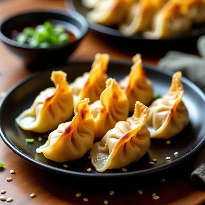 Dumplings de Coliflor y Jabalí: Receta China en Airfryer Alta en Proteína