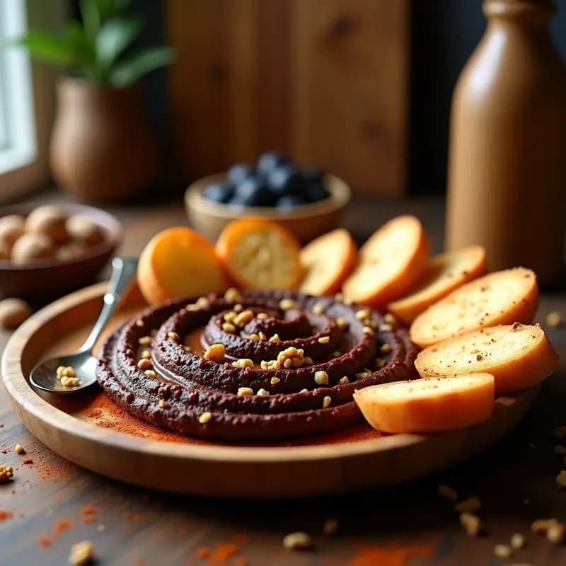 Embutido de Berenjena Ahumada y Nueces: Paté Vegano Español para Untar