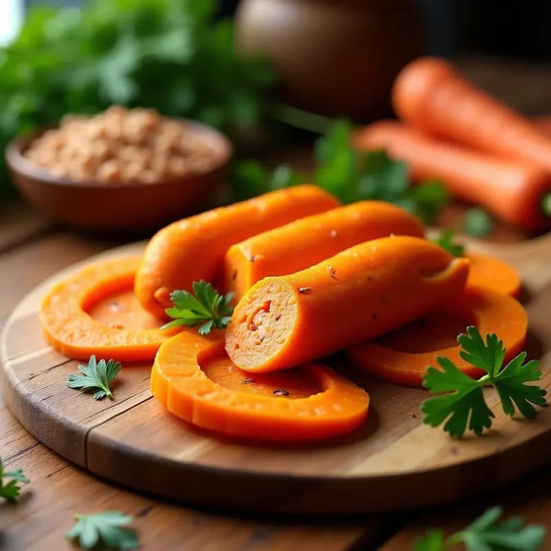 Embutidos Caseros de Lentejas y Zanahoria: Receta Vegana Sin Gluten para Tupper