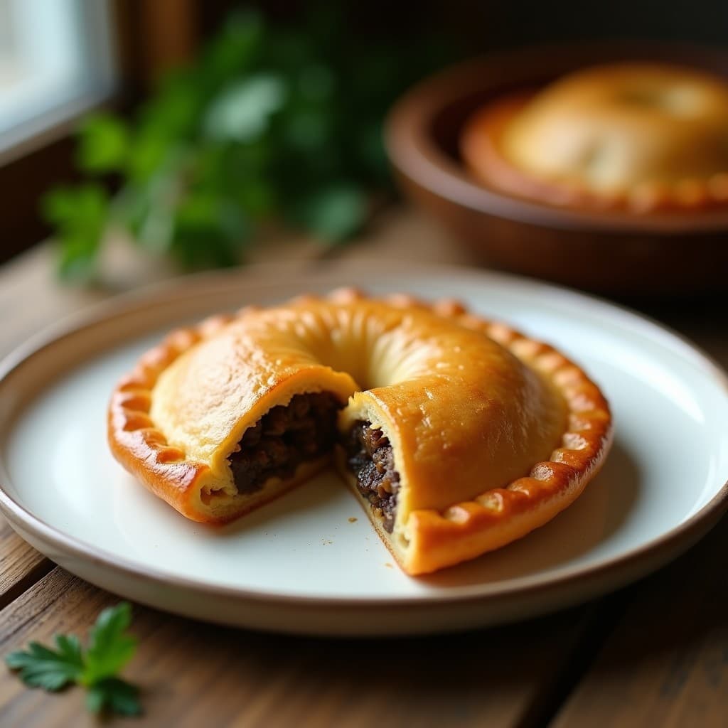 Empanada de Mijo y Puerro Rellena de Hongos Portobello: Receta Vegana en Airfryer