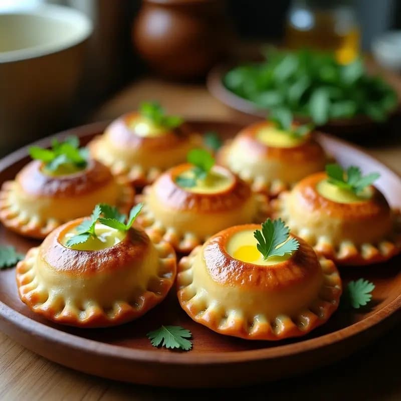 Empanadas de Harina de Almendra y Queso de Bromelia: Receta Brasileña Sin Gluten para Tupper