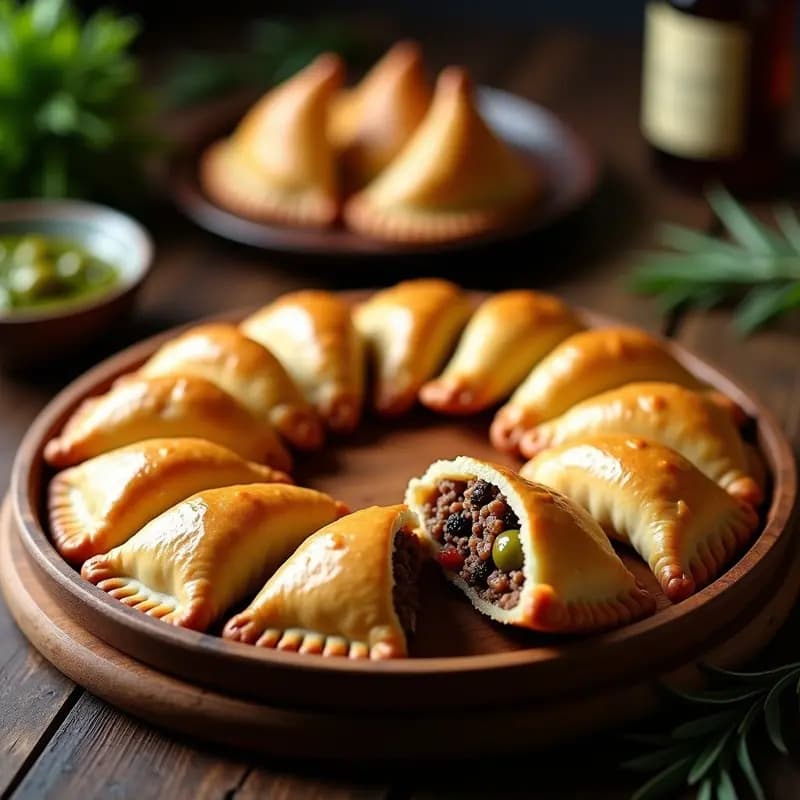 Empanadas Argentinas de Carne Picada y Pasas con Masa de Almendra: Receta Sin Gluten