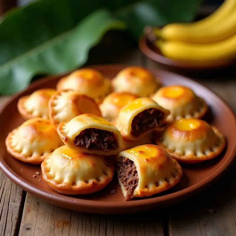 Empanadas de Carimañola y Carne Mechada: Receta Colombiana en Thermomix sin Fritura