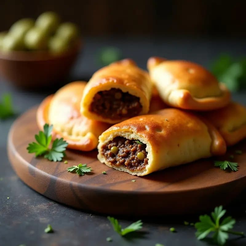 Empanadas de Carne Picada y Aceitunas con Masa de Yuca: Receta glycerina Sin Gluten