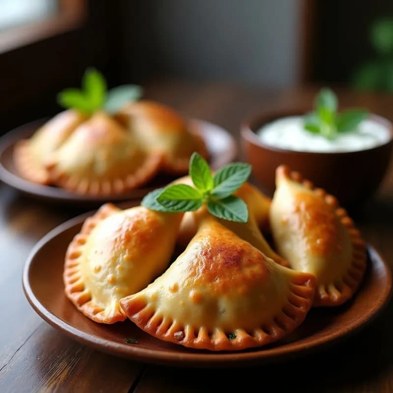 Empanadas de Champiñones y Espinacas: Receta Vegana Crujiente en Airfryer