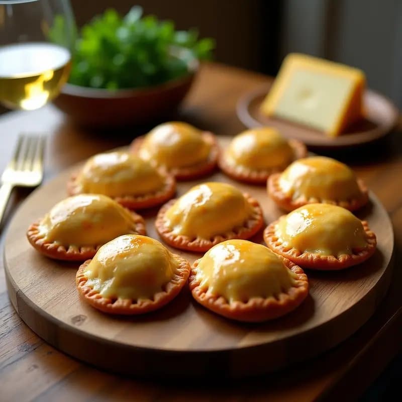Empanadas de Congrio Ahumado y Queso Fontina: Receta Chilena de Autor con Toque Italiano