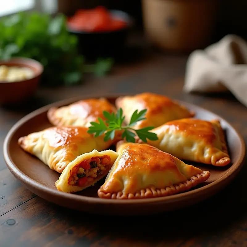 Empanadas Gallegas de Xouba (Sardina Pequeña) con Pimentón de la Vera: Receta Tradicional en Airfryer