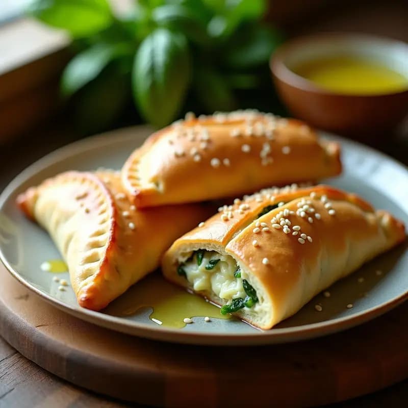 Empanadas Lombardas Rellenas de Zuccini y Queso Ricotta: Receta Italiana Sin Gluten