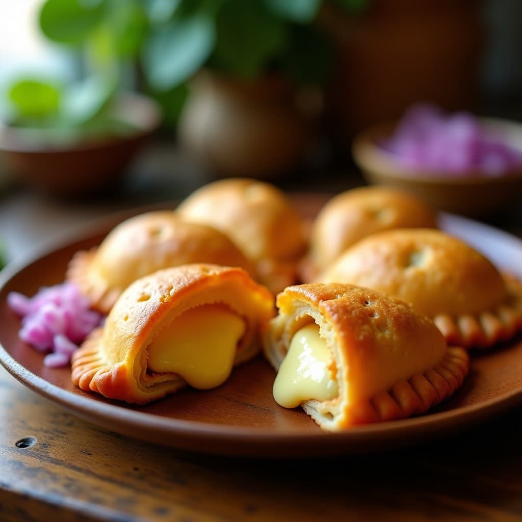 Empanadas de Masarepa Rellenas de Queso Guayanes: Receta Venezolana en Airfryer Sin Aceite