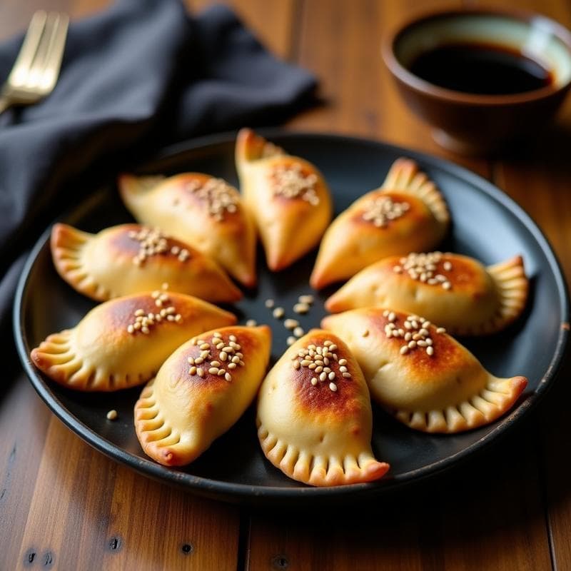 Empanadas de Mijo y Champiñones Portobello: Receta Sin Gluten en Airfryer con Toque Umami